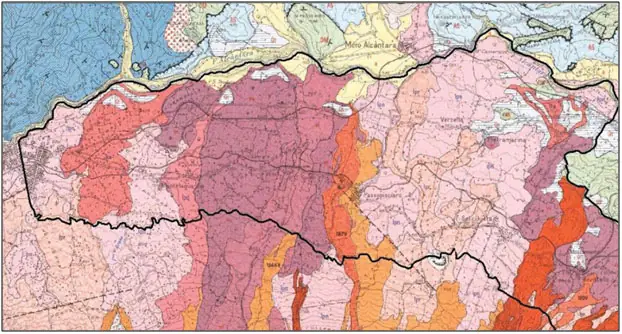 carta geologica vini etna doc